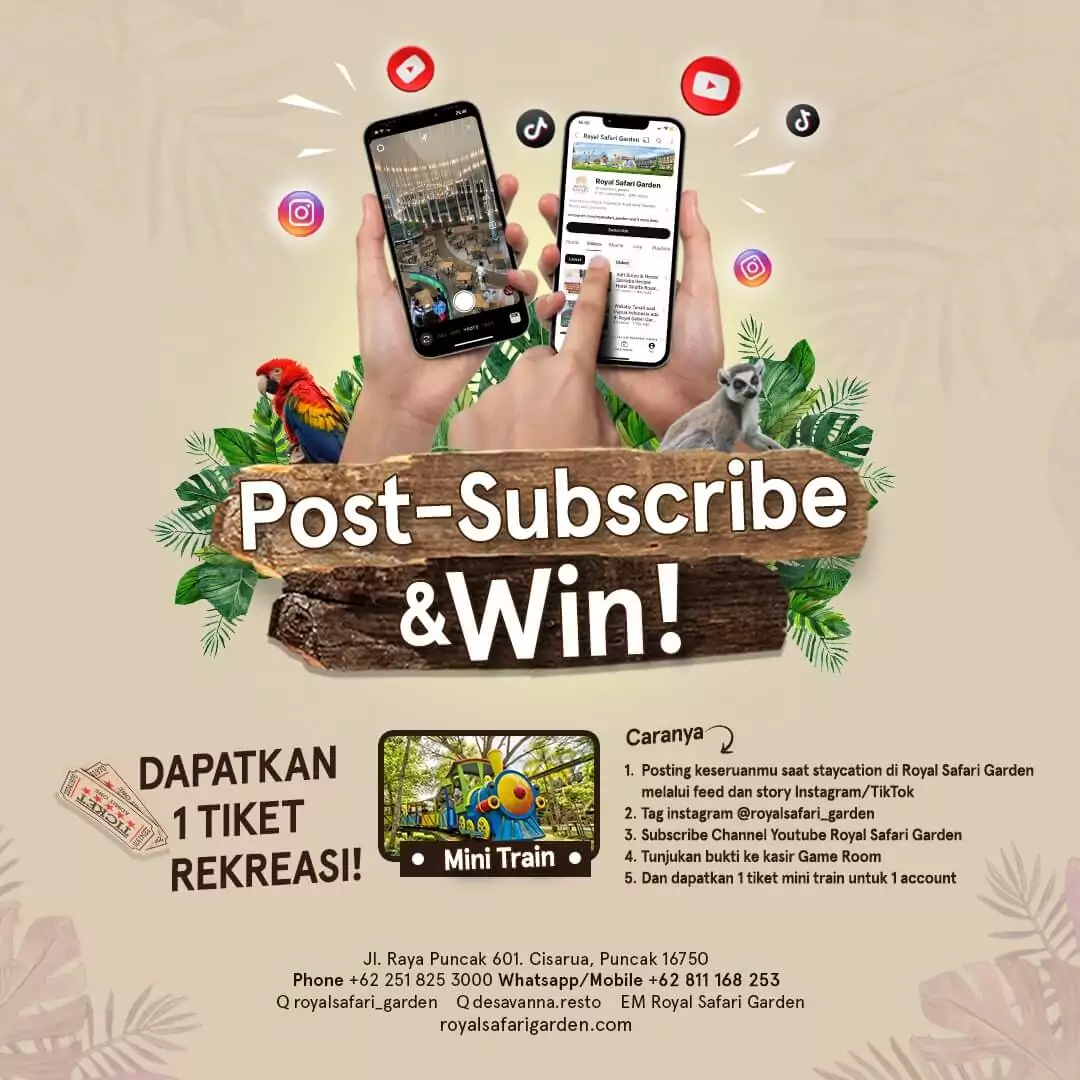 Post, Subscribe, and Win Exclusive Prizes from Our Hotel