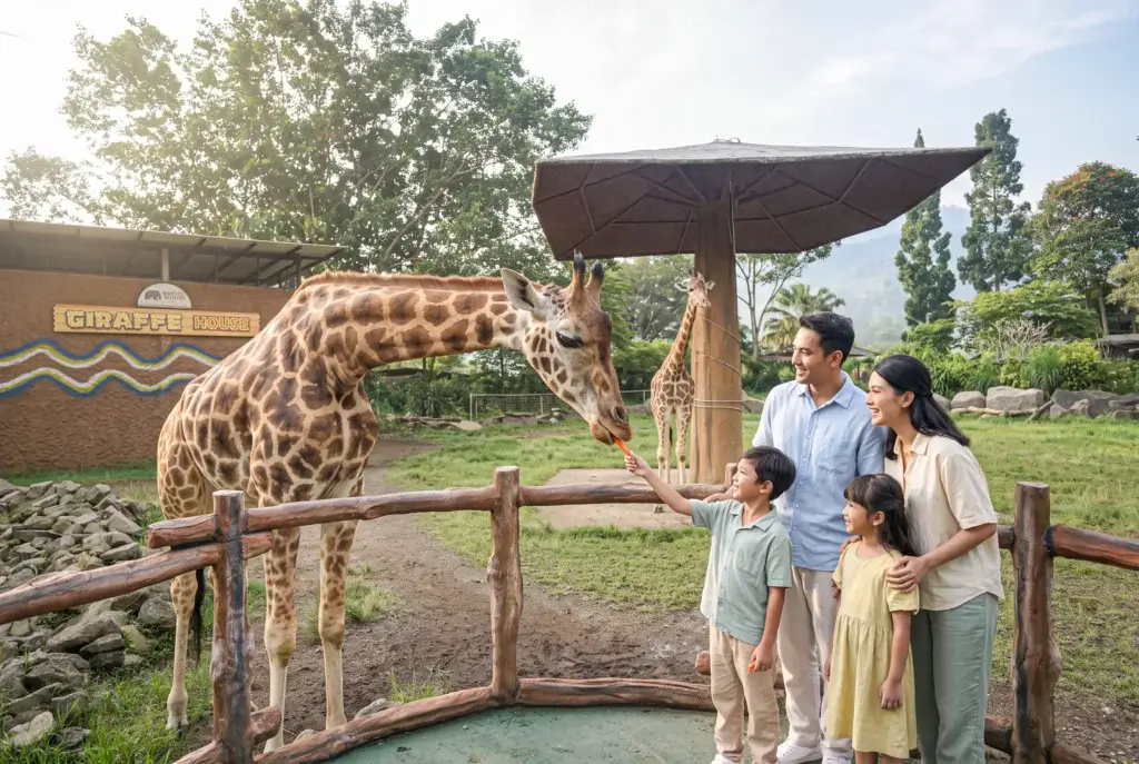Feeding Giraffe