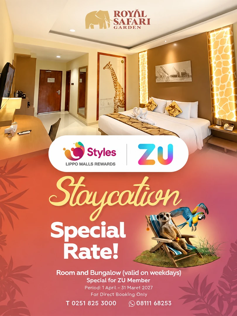 Special 40% Discount for All Indonesian Zoo Members